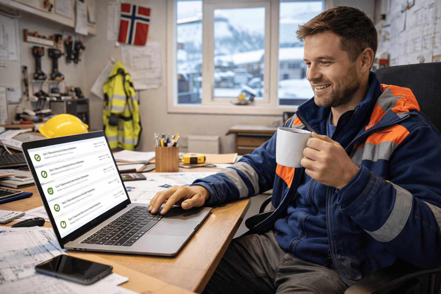 JobbVarsel Dashboard Preview